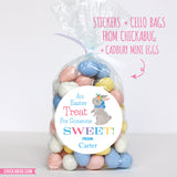Blue "An Easter Treat for Someone Sweet" Stickers