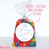 Bunny Blowing Bubbles Easter Stickers