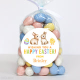 Watercolor Baby Bunnies Easter Stickers