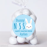 Blue "Bunny Noses" Easter Stickers