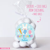 Blue Easter Bunny Stickers