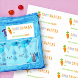 "Bunny Snacks" Easter Gift Labels