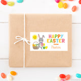 Egg Hunt Happy Easter Labels