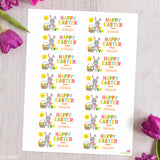 Egg Hunt Happy Easter Labels