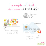 Egg Hunt Happy Easter Labels