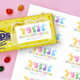 Bunny Silhouettes "Hoppy Easter" Gift Labels