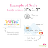 Bunny Silhouettes "Hoppy Easter" Gift Labels