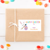 Bunny Painting an Egg Easter Gift Labels