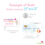 "Some Bunny Special" Bunny and Balloon Easter Gift Labels - Pink