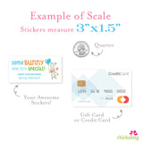 "Some Bunny Special" Bunny and Balloon Easter Gift Labels - Blue