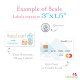 Blue Gnome Easter Gift Labels