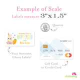Cute Baby Bunny Easter Labels