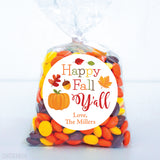 "Happy Fall Y'All" Fall Stickers