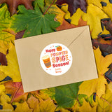 "Happy Pumpkin Spice Season" Fall Stickers