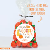 "Oh My Gourd" Fall Stickers