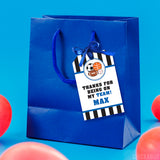 Blue Sports Party Favor Tags (EDITABLE INSTANT DOWNLOAD)