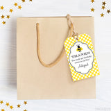 Bumblebee Party Favor Tags (EDITABLE INSTANT DOWNLOAD)