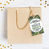 Army Party Favor Tags (EDITABLE INSTANT DOWNLOAD)