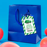 Garbage Truck Party Favor Tags (EDITABLE INSTANT DOWNLOAD)