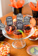 Free Printable Halloween Gravestone Cupcake Toppers (INSTANT DOWNLOAD)