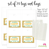 "Our Friendship is Golden" St. Patrick's Day Paper Tags and Bags