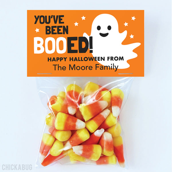 "You've Been BOOed" Halloween Paper Tags and Bags