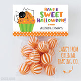 Sweet Cupcake Halloween Paper Tags and Bags