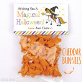 Unicorn "Wishing You a Magical Halloween" Paper Tags and Bags
