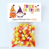 Halloween Gnomes Paper Tags and Bags