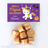 Halloween Unicorn Paper Tags and Bags