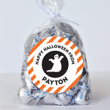 Patterned Halloween Stickers (Pumpkin, Ghost, Bat & Spider)