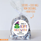 Frog "Hoppy Halloween" Stickers