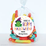 Frog "Hoppy Halloween" Stickers