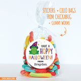 Frog "Hoppy Halloween" Stickers