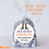 "Trick or Treat, Smell My Feet" Halloween Stickers