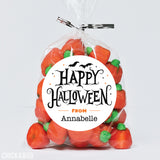 Spooky Bats "Happy Halloween" Stickers