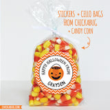 Treat Pail Halloween Stickers