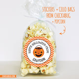 Treat Pail Halloween Stickers