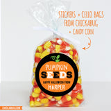 "Pumpkin Seeds" Halloween Stickers