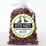 "Witch Warts" Halloween Stickers