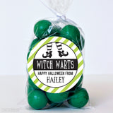 "Witch Warts" Halloween Stickers