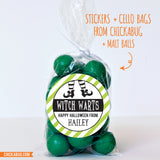 "Witch Warts" Halloween Stickers