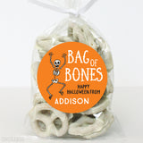 "Bag of Bones" Halloween Stickers