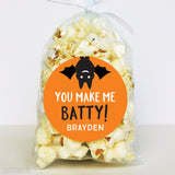 "You Make Me Batty" Halloween Stickers