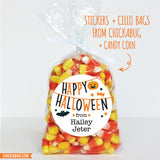 "Happy Halloween" Banner Halloween Stickers