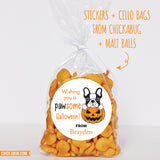 Dog "Pawsome" Halloween Stickers