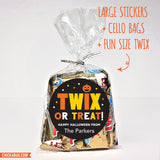 "Twix or Treat" Halloween Stickers