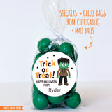 Halloween Frankenstein Stickers