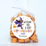 Halloween African-American Witch Stickers