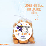 Halloween African-American Witch Stickers